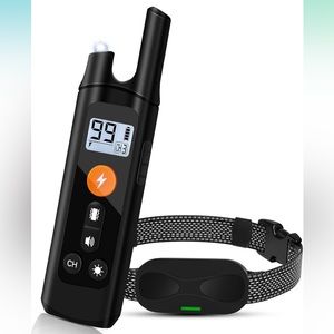 Dog Shock Collar with Remote 2600FT, Rechargeable Dog Training Collar with 99 Le